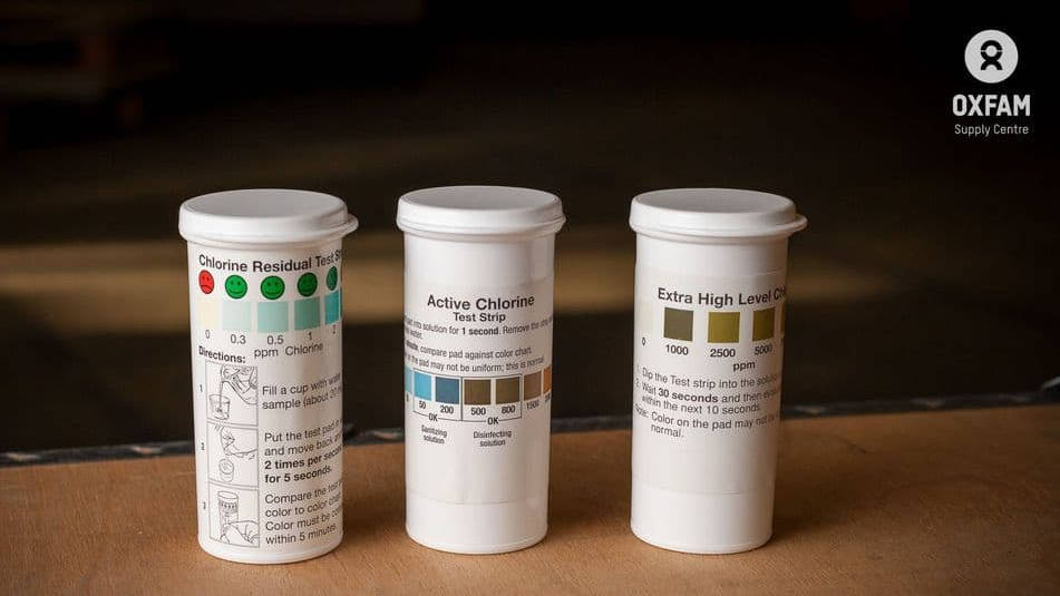 Image of test strip containers